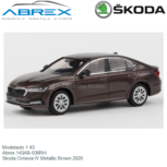 Modelauto 1:43 | Abrex 143AB-036RH | Skoda Octavia IV Metallic Brown 2020 Modelauto 1:43 | Abrex 143AB-036RH | Skoda Octavia IV Metallic Brown 2020