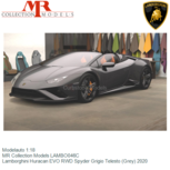 Modelauto 1:18 | MR Collection Models LAMBO046C | Lamborghini Huracan EVO RWD Spyder Grigio Telesto (Grey) 2020 Modelauto 1:18 | MR Collection Models LAMBO046C | Lamborghini Huracan EVO RWD Spyder Grigio Telesto (Grey) 2020