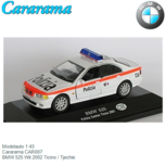 Modelauto 1:43 | Cararama CAR007 | BMW 525 Wit 2002 Ticino / Tjechïe Modelauto 1:43 | Cararama CAR007 | BMW 525 Wit 2002 Ticino / Tjechïe
