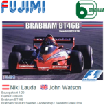 Bouwpakket 1:20 | Fujimi FU09203 | Brabham BT46B | Brabham 1978 #1 Sweden / Anderstorp / Swedish Grand Prix Bouwpakket 1:20 | Fujimi FU09203 | Brabham BT46B | Brabham 1978 #1 Sweden / Anderstorp / Swedish Grand Prix