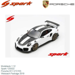Modelauto 1:12 | Spark 12S022 | Porsche 911 GT2 RS | Weissach Package 2019 Modelauto 1:12 | Spark 12S022 | Porsche 911 GT2 RS | Weissach Package 2019