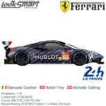 Modelauto 1:18 | Looksmart LS18LM020 | Ferrari 488 GTE LMGTE-AM | Kessel Racing 2019 #83 France / Le Mans 24 Hours Modelauto 1:18 | Looksmart LS18LM020 | Ferrari 488 GTE LMGTE-AM | Kessel Racing 2019 #83 France / Le Mans 24 Hours
