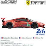 Modelauto 1:18 | Looksmart LS18LM024 | Ferrari 488 GTE EVO LMGTE-PRO | RISI Competizione 2020 #82 France / Le Mans 24 Hours Modelauto 1:18 | Looksmart LS18LM024 | Ferrari 488 GTE EVO LMGTE-PRO | RISI Competizione 2020 #82 France / Le Mans 24 Hours