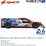 Modelauto 1:43 | Spark S8250 | Oreca 07 Gibson LMP2 | SO24-DIROB By Graff 2021 #39 France / Le Mans 24 Hours Modelauto 1:43 | Spark S8250 | Oreca 07 Gibson LMP2 | SO24-DIROB By Graff 2021 #39 France / Le Mans 24 Hours