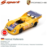 Modelauto 1:43 | Spark SG675 | Porsche 917/30 WEISBERG 1973 #3 Germany / Interserie Hockenheim Modelauto 1:43 | Spark SG675 | Porsche 917/30 WEISBERG 1973 #3 Germany / Interserie Hockenheim