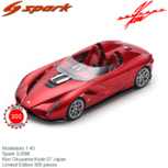 Modelauto 1:43 | Spark SJ098 | Ken Okuyama Kode 57 Japan Modelauto 1:43 | Spark SJ098 | Ken Okuyama Kode 57 Japan
