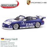 Modelauto 1:43 | Minichamps 400046204 | Porsche 911 GT 3 Cup | EMC Araxa Racing 2004 #4 Modelauto 1:43 | Minichamps 400046204 | Porsche 911 GT 3 Cup | EMC Araxa Racing 2004 #4