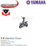 Motorfiets 1:12 | Minichamps 122173146 | Yamaha YZR-M1 | Movistar Yamaha 2017 #46 Nederland / Assen Motorfiets 1:12 | Minichamps 122173146 | Yamaha YZR-M1 | Movistar Yamaha 2017 #46 Nederland / Assen