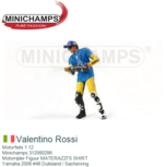 Motorfiets 1:12 | Minichamps 312060296 | Motorrijder Figuur MATERAZZI'S SHIRT | Yamaha 2006 #46 Duitsland / Sachenring Motorfiets 1:12 | Minichamps 312060296 | Motorrijder Figuur MATERAZZI'S SHIRT | Yamaha 2006 #46 Duitsland / Sachenring