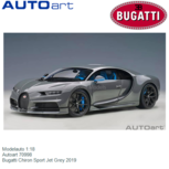 Modelauto 1:18 | Autoart 70998 | Bugatti Chiron Sport Jet Grey 2019 Modelauto 1:18 | Autoart 70998 | Bugatti Chiron Sport Jet Grey 2019