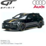 Modelauto 1:18 | GT Spirit GT326 | Audi RS6 Avant Black / Orange 2020 Modelauto 1:18 | GT Spirit GT326 | Audi RS6 Avant Black / Orange 2020