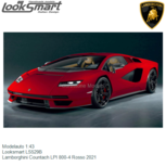 Modelauto 1:43 | Looksmart LS529B | Lamborghini Countach LPI 800-4 Rosso 2021 Modelauto 1:43 | Looksmart LS529B | Lamborghini Countach LPI 800-4 Rosso 2021