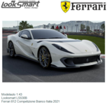 Modelauto 1:43 | Looksmart LS530B | Ferrari 812 Competizione Bianco Italia 2021 Modelauto 1:43 | Looksmart LS530B | Ferrari 812 Competizione Bianco Italia 2021