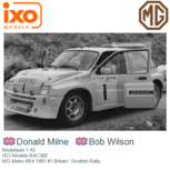 Modelauto 1:43 | IXO-Models RAC362 | MG Metro 6R4 1991 #1 Britain / Scottish Rally Modelauto 1:43 | IXO-Models RAC362 | MG Metro 6R4 1991 #1 Britain / Scottish Rally