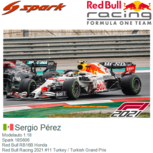 Modelauto 1:18 | Spark 18S606 | Red Bull RB16B Honda | Red Bull Racing 2021 #11 Turkey / Turkish Grand Prix Modelauto 1:18 | Spark 18S606 | Red Bull RB16B Honda | Red Bull Racing 2021 #11 Turkey / Turkish Grand Prix