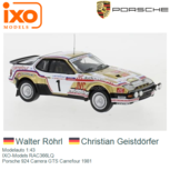 Modelauto 1:43 | IXO-Models RAC366LQ | Porsche 924 Carrera GTS Carrefour 1981 Modelauto 1:43 | IXO-Models RAC366LQ | Porsche 924 Carrera GTS Carrefour 1981