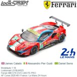 Modelauto 1:18 | Looksmart LS18LM023 | Ferrari 488 GTE EVO LMGTE-PRO | AF Corse 2020 #51 France / Le Mans 24 Hours Modelauto 1:18 | Looksmart LS18LM023 | Ferrari 488 GTE EVO LMGTE-PRO | AF Corse 2020 #51 France / Le Mans 24 Hours