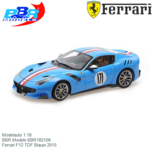 Modelauto 1:18 | BBR Models BBR182108 | Ferrari F12 TDF Blauw 2015 Modelauto 1:18 | BBR Models BBR182108 | Ferrari F12 TDF Blauw 2015