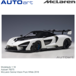 Modelauto 1:18 | Autoart 76075 | McLaren Senna Vision Pure White 2018 Modelauto 1:18 | Autoart 76075 | McLaren Senna Vision Pure White 2018