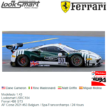 Modelauto 1:43 | Looksmart LSRC104 | Ferrari 488 GT3 | AF Corse 2021 #53 Belgium / Spa-Francorchamps / 24 Hours Modelauto 1:43 | Looksmart LSRC104 | Ferrari 488 GT3 | AF Corse 2021 #53 Belgium / Spa-Francorchamps / 24 Hours