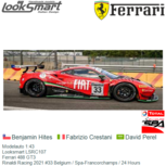 Modelauto 1:43 | Looksmart LSRC107 | Ferrari 488 GT3 | Rinaldi Racing 2021 #33 Belgium / Spa-Francorchamps / 24 Hours Modelauto 1:43 | Looksmart LSRC107 | Ferrari 488 GT3 | Rinaldi Racing 2021 #33 Belgium / Spa-Francorchamps / 24 Hours
