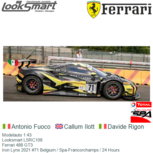 Modelauto 1:43 | Looksmart LSRC109 | Ferrari 488 GT3 | Iron Lynx 2021 #71 Belgium / Spa-Francorchamps / 24 Hours Modelauto 1:43 | Looksmart LSRC109 | Ferrari 488 GT3 | Iron Lynx 2021 #71 Belgium / Spa-Francorchamps / 24 Hours