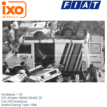 Modelauto 1:18 | IXO-Models 18RMC084XE.20 | Fiat 242 Assistance | Martini Racing Team 1986 Modelauto 1:18 | IXO-Models 18RMC084XE.20 | Fiat 242 Assistance | Martini Racing Team 1986