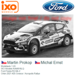 Modelauto 1:43 | IXO-Models RAM816LQ | Ford Fiesta R5 Mk.2 | Orlen 2021 #25 Greece / Acropolis Rallye Modelauto 1:43 | IXO-Models RAM816LQ | Ford Fiesta R5 Mk.2 | Orlen 2021 #25 Greece / Acropolis Rallye