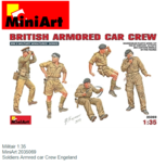 Militair 1:35 | MiniArt 2035069 | Soldiers Armred car Crew Engeland Militair 1:35 | MiniArt 2035069 | Soldiers Armred car Crew Engeland