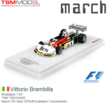 Modelauto 1:43 | TSM TSM154332 | March 761 Beta 1976 #9 Duitsland / Hockenheim Modelauto 1:43 | TSM TSM154332 | March 761 Beta 1976 #9 Duitsland / Hockenheim