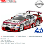 Modelauto 1:43 | TSM TSM154344 | Nissan Skyline GT-R LM | Nismo 1995 #23 France / Le Mans 24 Hours Modelauto 1:43 | TSM TSM154344 | Nissan Skyline GT-R LM | Nismo 1995 #23 France / Le Mans 24 Hours