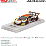 Modelauto 1:43 | TSM TSM430194 | McLaren 650S GT3 | Clearwater Racing 2016 #22 Modelauto 1:43 | TSM TSM430194 | McLaren 650S GT3 | Clearwater Racing 2016 #22