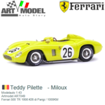 Modelauto 1:43 | Artmodel ART049 | Ferrari 500 TR 1956 #26 di Parigi / 1000KM Modelauto 1:43 | Artmodel ART049 | Ferrari 500 TR 1956 #26 di Parigi / 1000KM