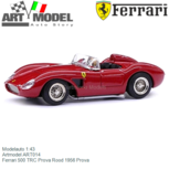 Modelauto 1:43 | Artmodel ART014 | Ferrari 500 TRC Prova Rood 1956 Prova Modelauto 1:43 | Artmodel ART014 | Ferrari 500 TRC Prova Rood 1956 Prova
