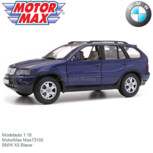 Modelauto 1:18 | MotorMax Max73105 | BMW X5 Blauw Modelauto 1:18 | MotorMax Max73105 | BMW X5 Blauw