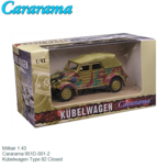 Militair 1:43 | Cararama 951D-001-2 | Kübelwagen Type 82 Closed Militair 1:43 | Cararama 951D-001-2 | Kübelwagen Type 82 Closed