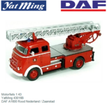 Motorfiets 1:43 | YatMing 43016B | DAF A1600 Rood Nederland / Zaanstad Motorfiets 1:43 | YatMing 43016B | DAF A1600 Rood Nederland / Zaanstad
