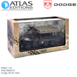 Militair 1:43 | Atlas 6690016 | Dodge WC63 1944 Militair 1:43 | Atlas 6690016 | Dodge WC63 1944