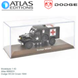 Modelauto 1:43 | Atlas 6690031 | Dodge WC54 Groen 1944 Modelauto 1:43 | Atlas 6690031 | Dodge WC54 Groen 1944