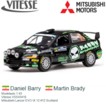 Modelauto 1:43 | Vitesse VSS43418 | Mitsubishi Lancer EVO IX 12 #12 Scotland Modelauto 1:43 | Vitesse VSS43418 | Mitsubishi Lancer EVO IX 12 #12 Scotland