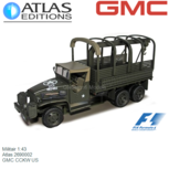 Militair 1:43 | Atlas 2690002 | GMC CCKW US Militair 1:43 | Atlas 2690002 | GMC CCKW US