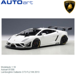 Modelauto 1:18 | Autoart 81358 | Lamborghini Gallardo GT3 FL2 Wit 2013 Modelauto 1:18 | Autoart 81358 | Lamborghini Gallardo GT3 FL2 Wit 2013