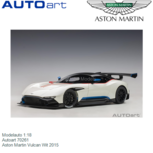 Modelauto 1:18 | Autoart 70261 | Aston Martin Vulcan Wit 2015 Modelauto 1:18 | Autoart 70261 | Aston Martin Vulcan Wit 2015