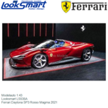Modelauto 1:43 | Looksmart LS535A | Ferrari Daytona SP3 Rosso Magma 2021 Modelauto 1:43 | Looksmart LS535A | Ferrari Daytona SP3 Rosso Magma 2021