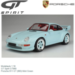 Modelauto 1:18 | GT Spirit GT860 | Porsche 911 GT (993) Mint Green Modelauto 1:18 | GT Spirit GT860 | Porsche 911 GT (993) Mint Green