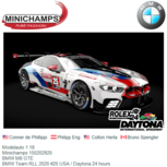 Modelauto 1:18 | Minichamps 155202925 | BMW M8 GTE | BMW Team RLL 2020 #25 USA / Daytona 24 hours Modelauto 1:18 | Minichamps 155202925 | BMW M8 GTE | BMW Team RLL 2020 #25 USA / Daytona 24 hours
