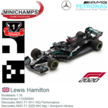 Modelauto 1:18 | Minichamps 110200944 | Mercedes AMG F1 W11 WQ Performance | Mercedes AMG F1 2020 #44 Italy / Aeroporto Istrana Modelauto 1:18 | Minichamps 110200944 | Mercedes AMG F1 W11 WQ Performance | Mercedes AMG F1 2020 #44 Italy / Aeroporto Istrana