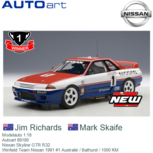 Modelauto 1:18 | Autoart 89180 | Nissan Skyline GTR R32 | Winfield Team Nissan 1991 #1 Australië / Bathurst / 1000 KM Modelauto 1:18 | Autoart 89180 | Nissan Skyline GTR R32 | Winfield Team Nissan 1991 #1 Australië / Bathurst / 1000 KM