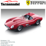 Modelauto 1:18 | Tecnomodel TM18-210A | Ferrari 335 S | Scuderia Ferrari 1957 Modelauto 1:18 | Tecnomodel TM18-210A | Ferrari 335 S | Scuderia Ferrari 1957
