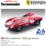 Modelauto 1:18 | Tecnomodel TM18-210B | Ferrari 335 S | Scuderia Ferrari 1957 #7 France / Le Mans 24 Hours Modelauto 1:18 | Tecnomodel TM18-210B | Ferrari 335 S | Scuderia Ferrari 1957 #7 France / Le Mans 24 Hours